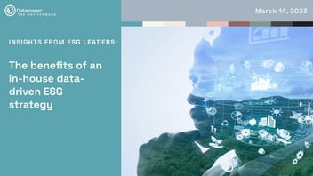 Insights from ESG leaders: The benefits of an in-house data-driven ESG strategy